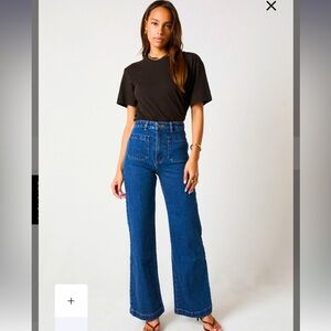 Rolla’s sailor Jean long eco ruby blue - like new condition